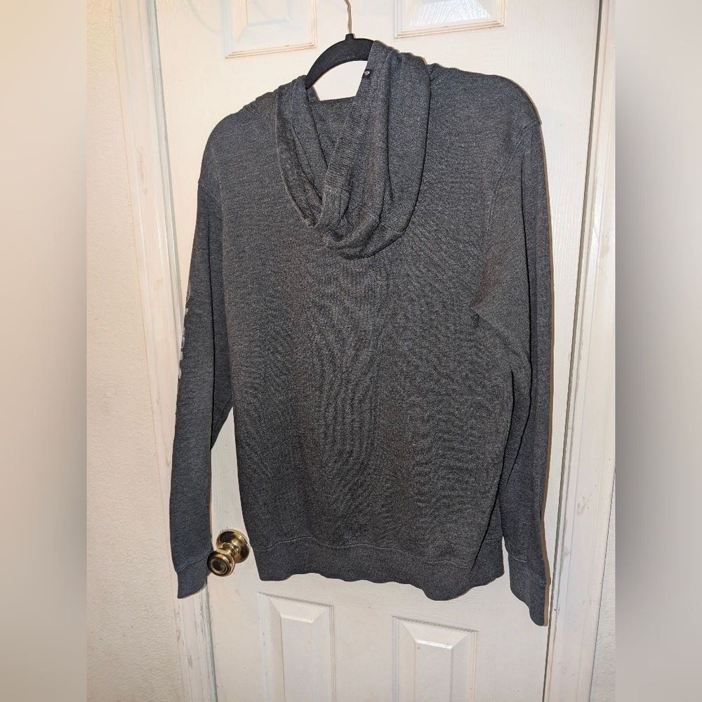 Quicksilver Men's Gray Logo Hoodie - Picture 3 of 3